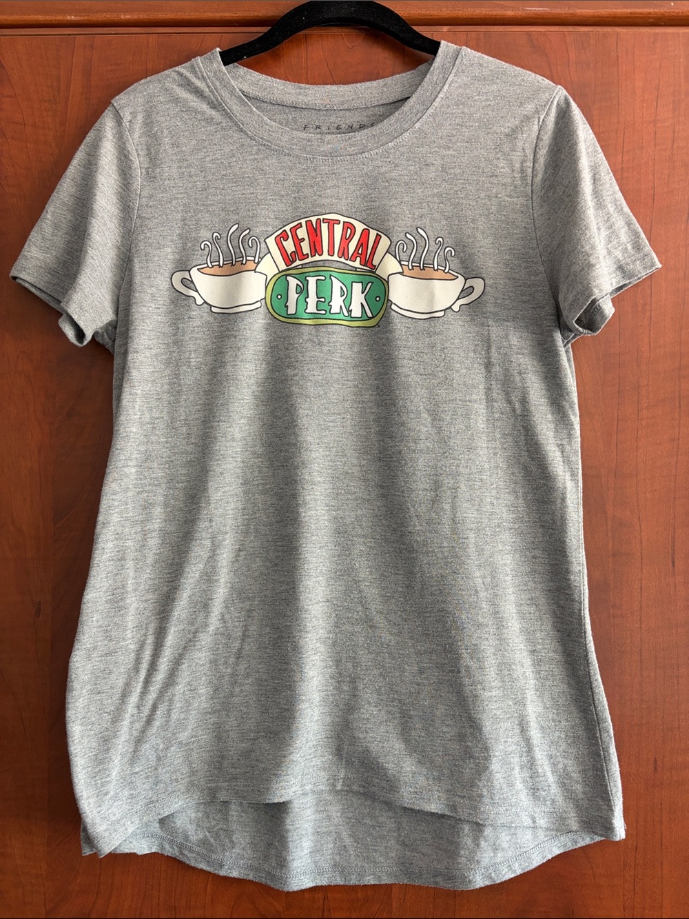 FRIENDS Central Perk Gray Short Sleeve Tee